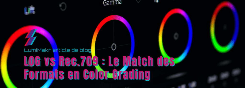 Bannière : LOG vs Rec.709 : Le Match des Formats en Color Grading
